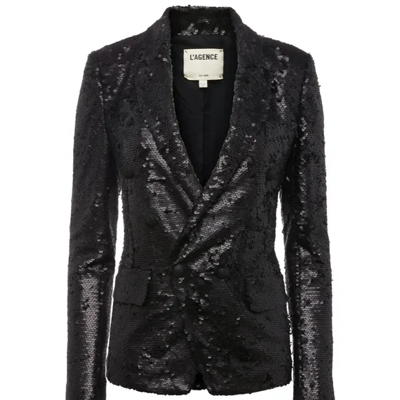 L’Agence Kenzie Sequin Blazer - BRAND NEW - Picture 2 of 8